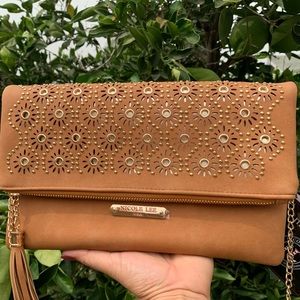 Nicole Lee USA Clutch with chain detachable